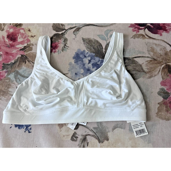 NWT Dominique Women's Comfort Fit Seamless Minimizer Bra in White Size 36D - Picture 4 of 10